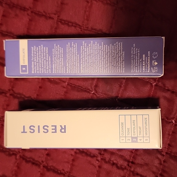 NWOT Paula's Choice Blue Advanced Smoothing Treatment 10% AHA - Picture 2 of 2